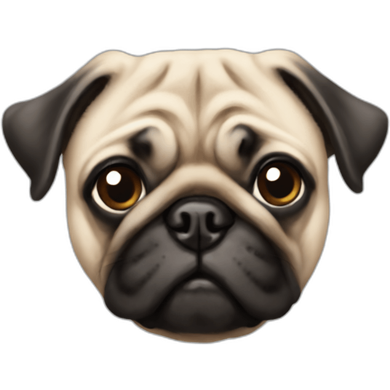 pug head emoji