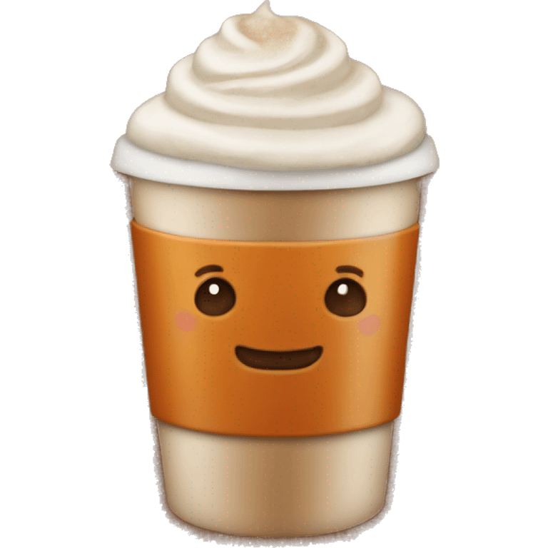 Pumpkin spice latte  emoji