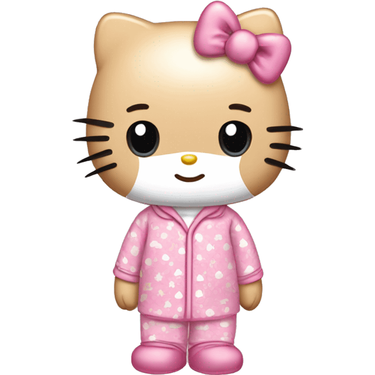 Hello Kitty en pyjama hello kitty  emoji