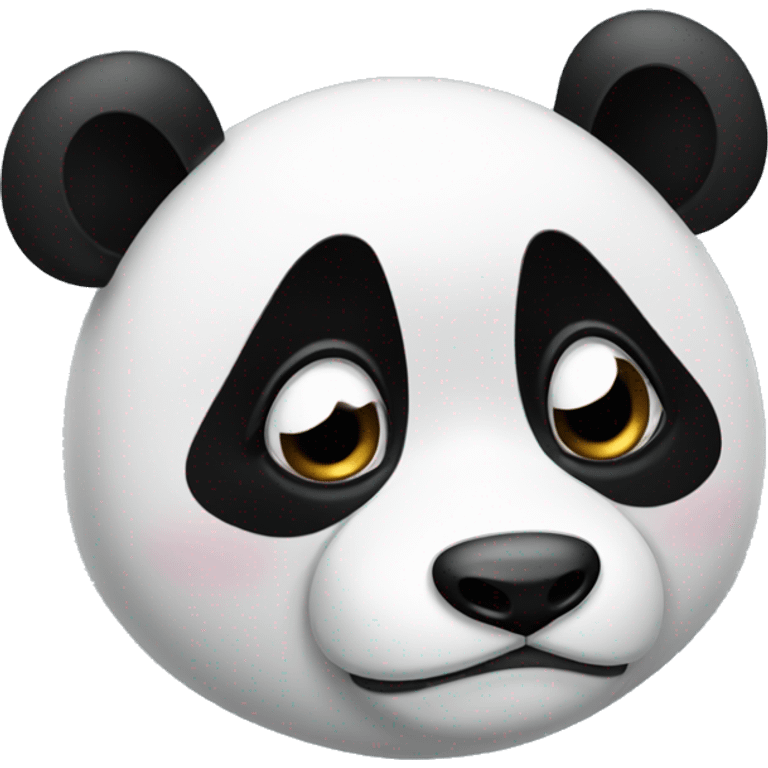 A panda crying emoji