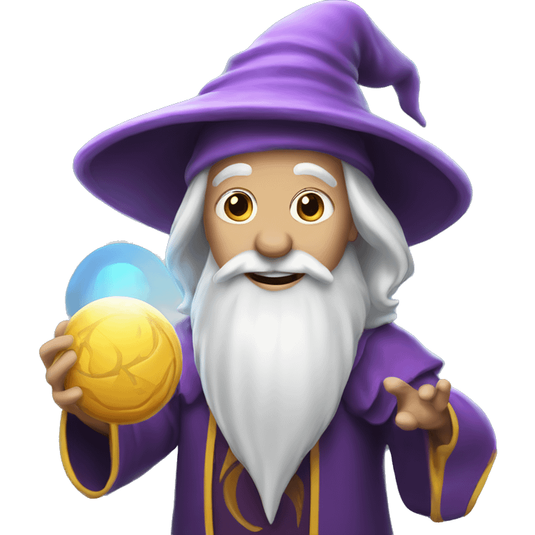 wizard playing frisbee emoji