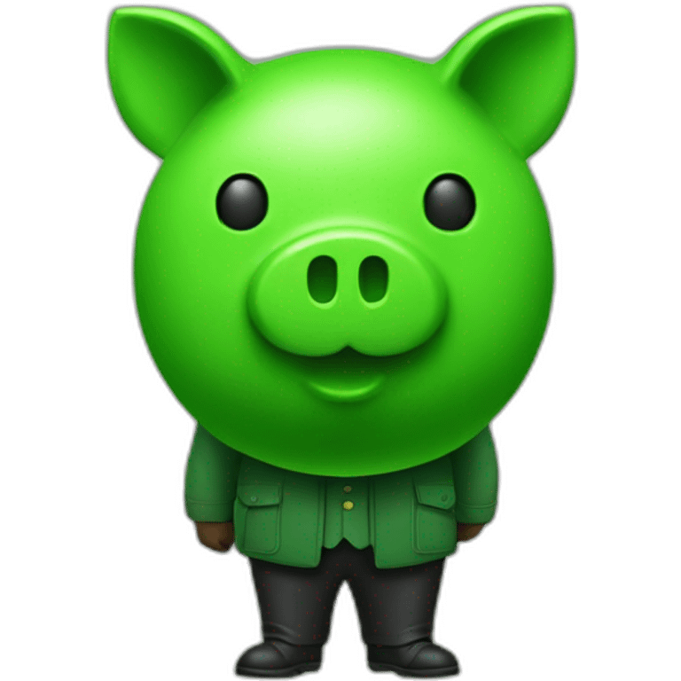 green piggybank trader emoji