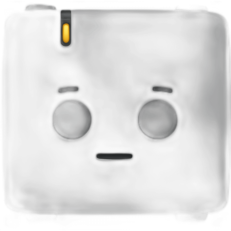 A device similar a router with iOS emoji style emoji