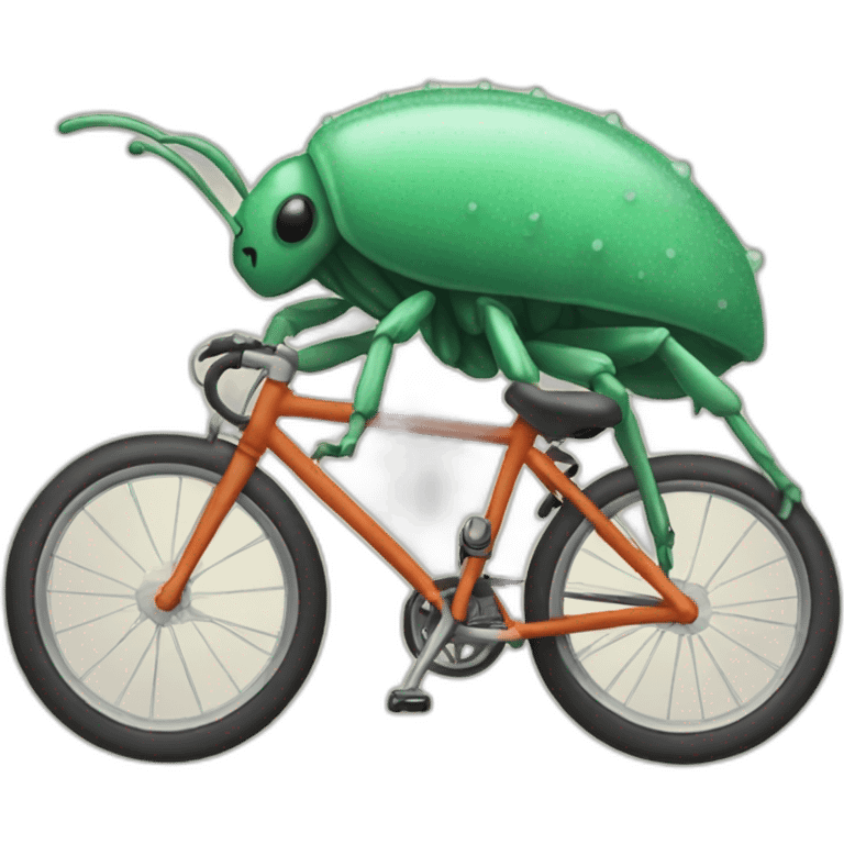 mite on a bike emoji