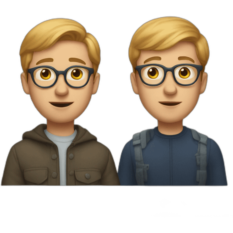 Joe Pera and Mike Melsky emoji