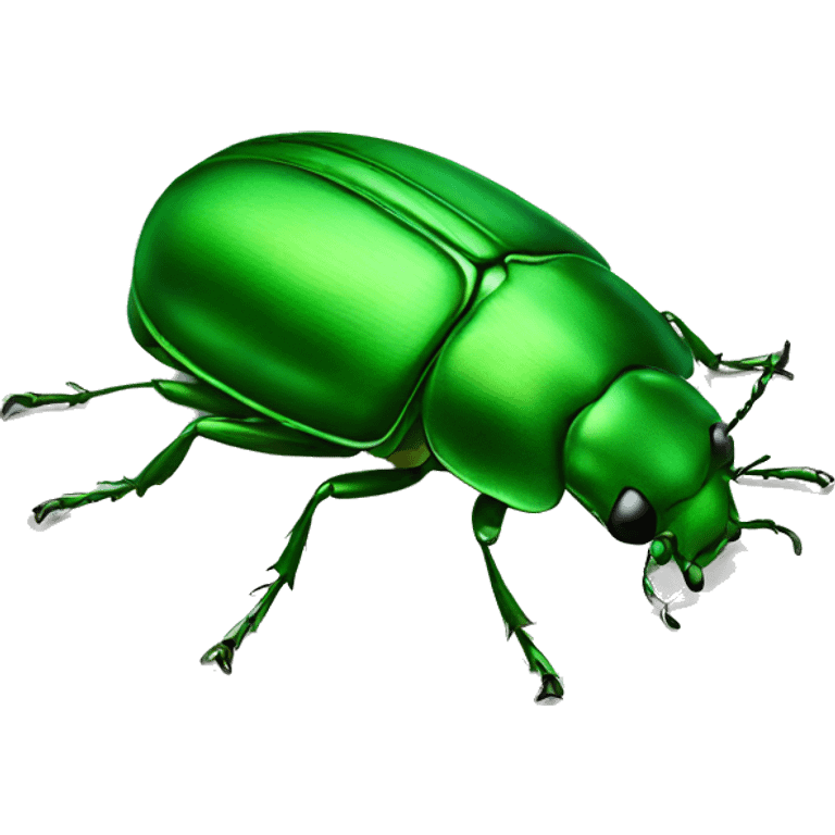 Green beetle emoji