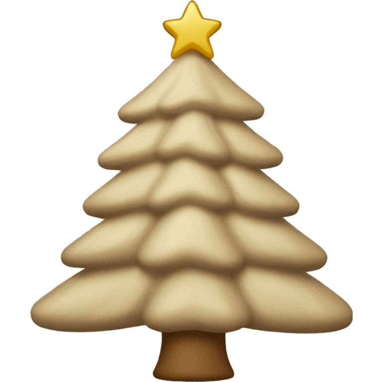 old money beige christmas tree emoji