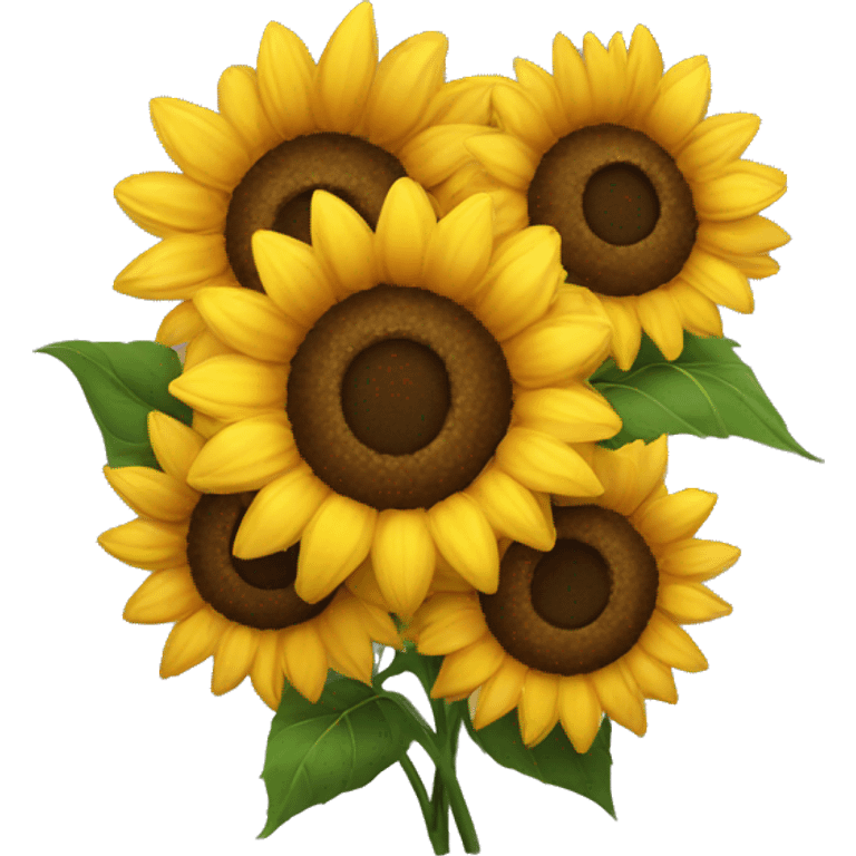 sunflower bouquet  emoji