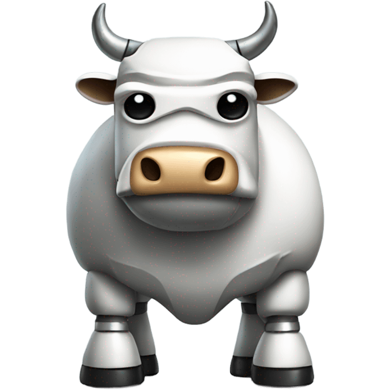 Fat robot cow terminator  emoji