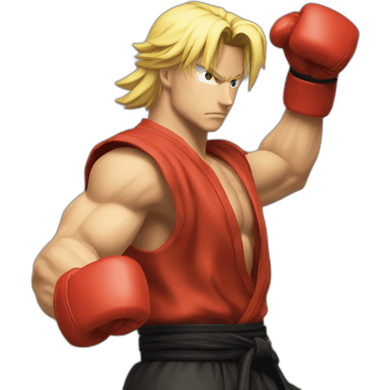 Ken Masters fighting Edmond Honda emoji