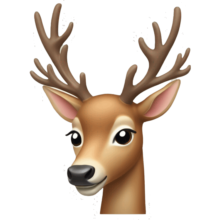 christmas deer emoji