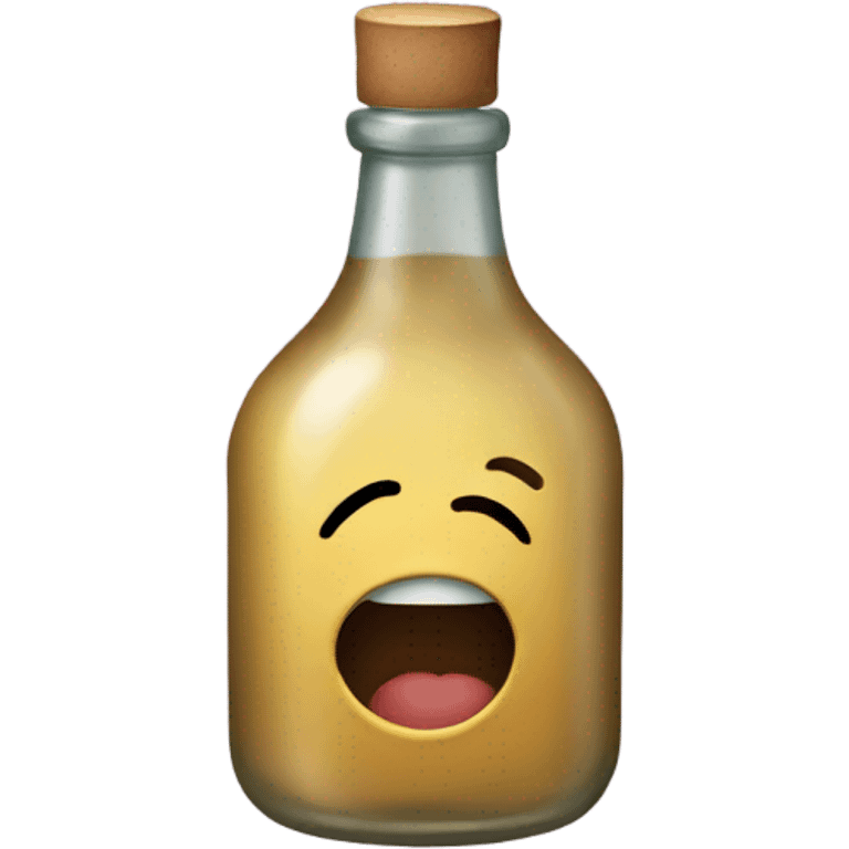 A bottle emoji