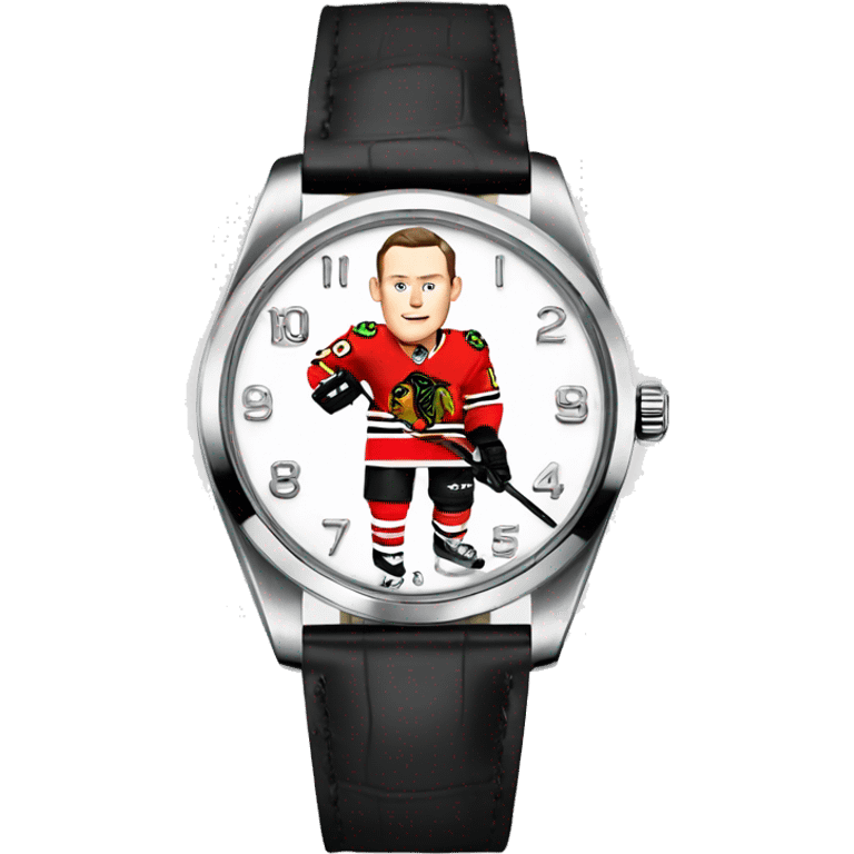 Jonathan Toews as a Rolex watch emoji