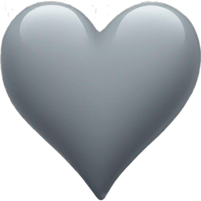 Small aesthetic grey heart emoji