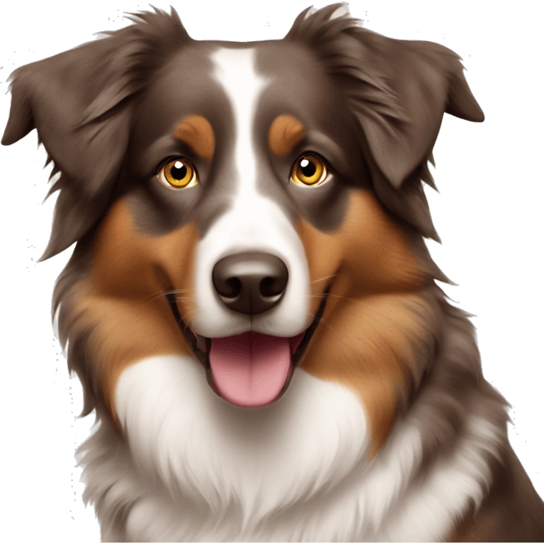 Australian shepherd brown  emoji