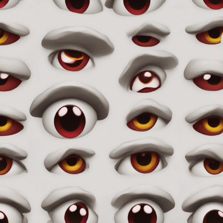 Red eyes  emoji