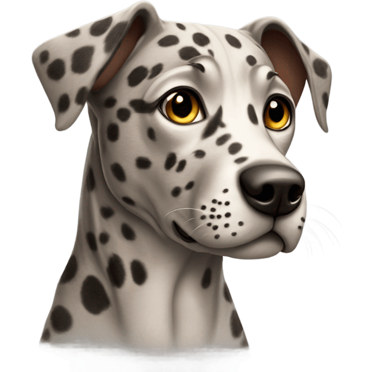 Catahoula leopard dog  emoji