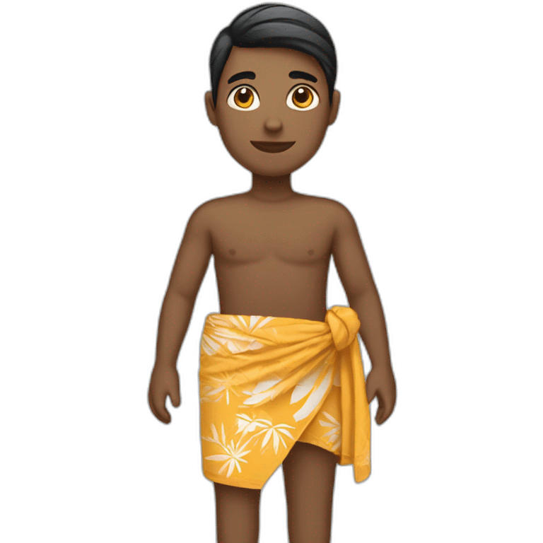 Sarong clothing emoji