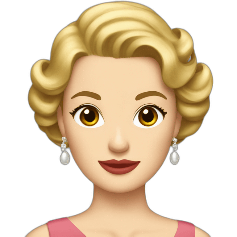 Grace kelly brown hair emoji