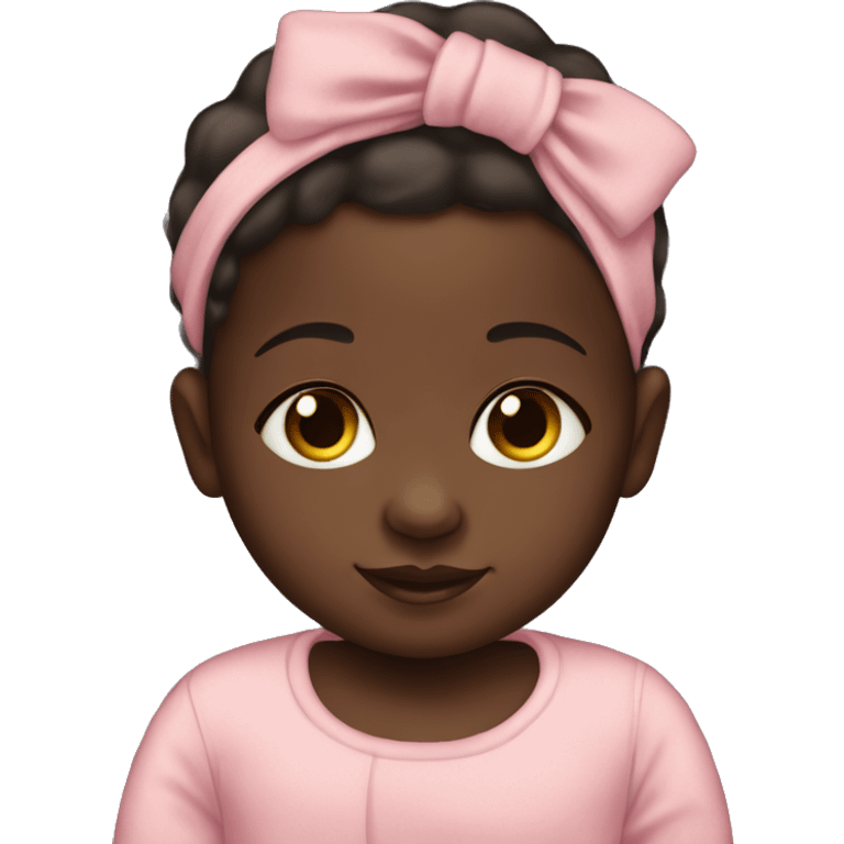 newborn dark skin baby daughter  emoji