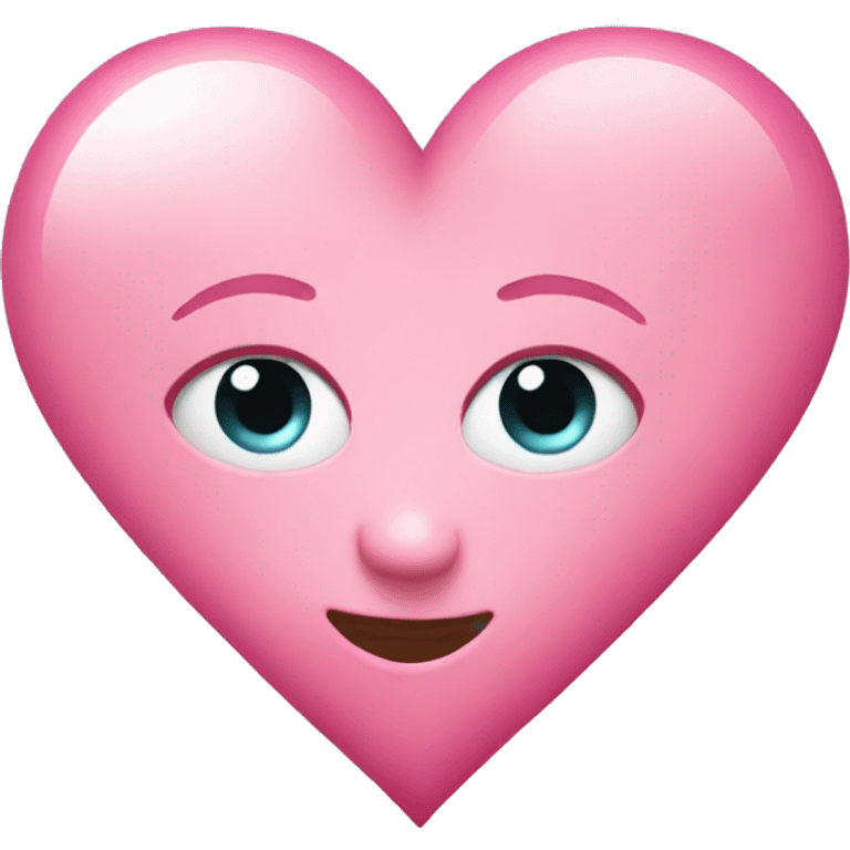 Heart pink emoji