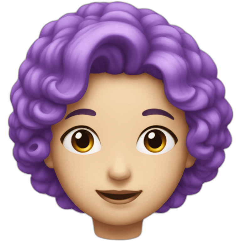 Cœur violet pastel emoji