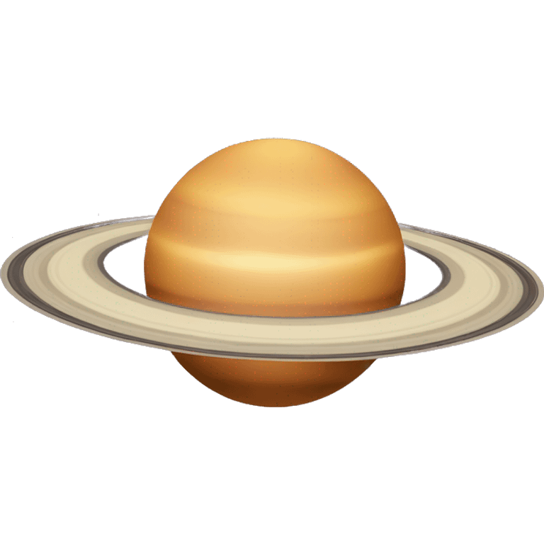 Universe, planet Saturn emoji