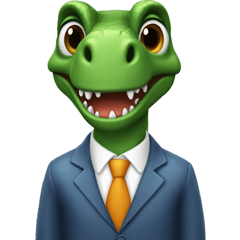 Dinosaur realtor  emoji