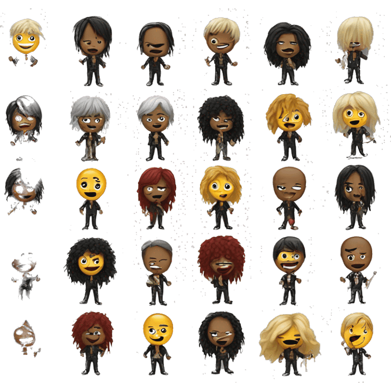 Hard rock bands emoji