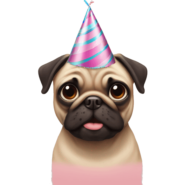 Birthday pugs  emoji