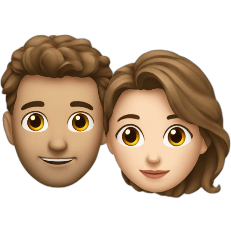 Couple Thibault et Juliette emoji