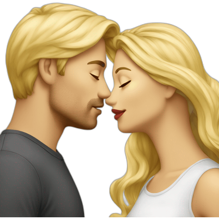 blond-hair-woman-and-blond-hair-man-kisses emoji