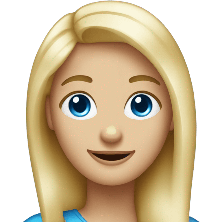 Blonde woman blue eyes Thumbs up emoji