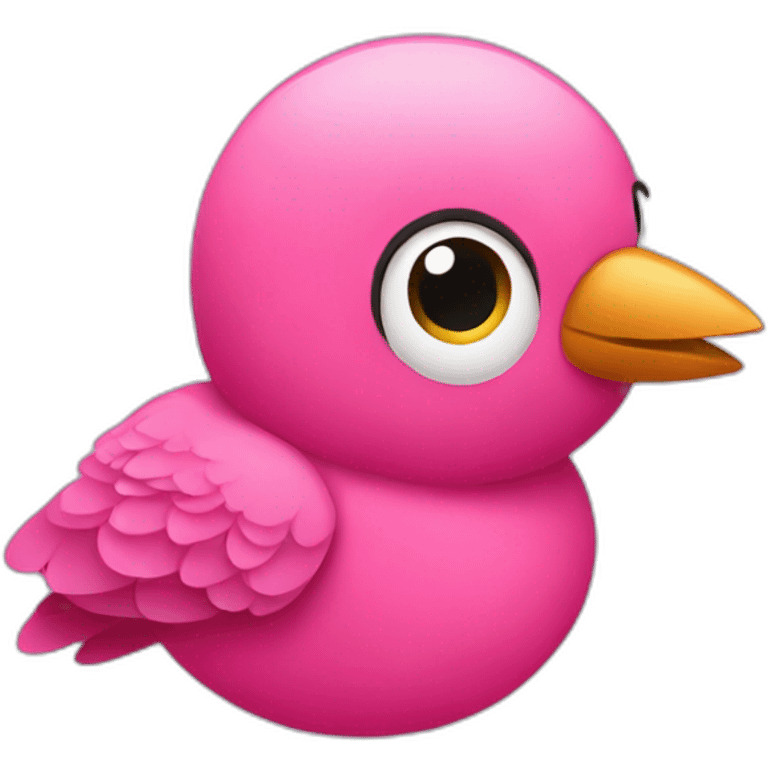 Pink bird emoji