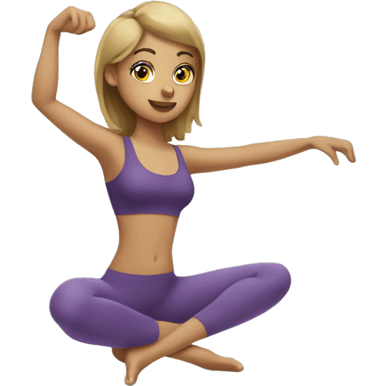 Pilates clean girl emoji