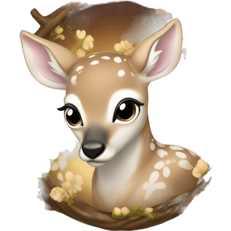 Etheral fawn emoji