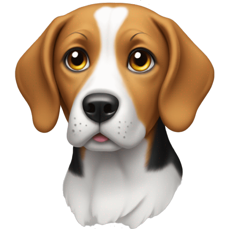 Smart beagle emoji