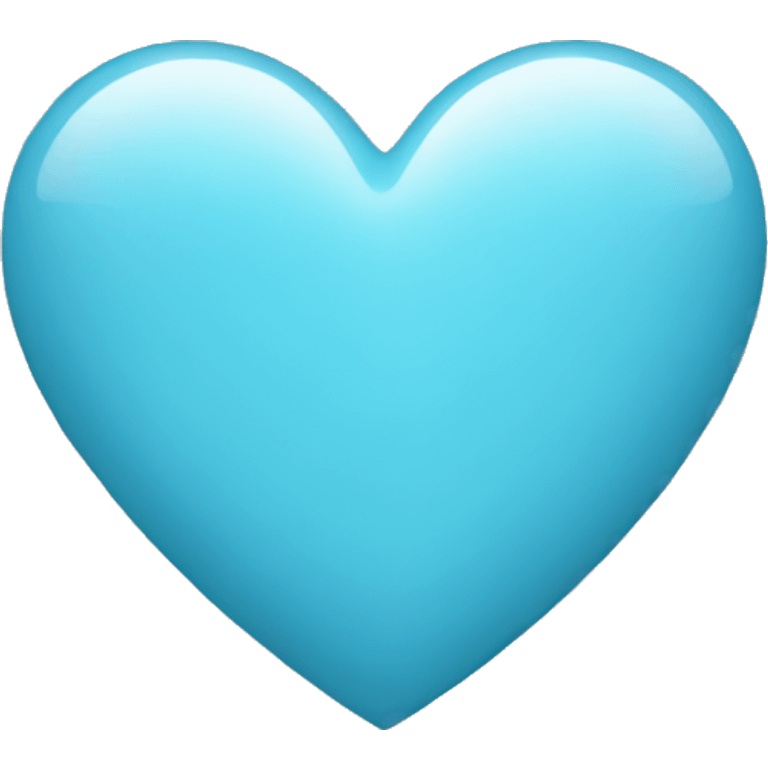 Light blue heart emoji