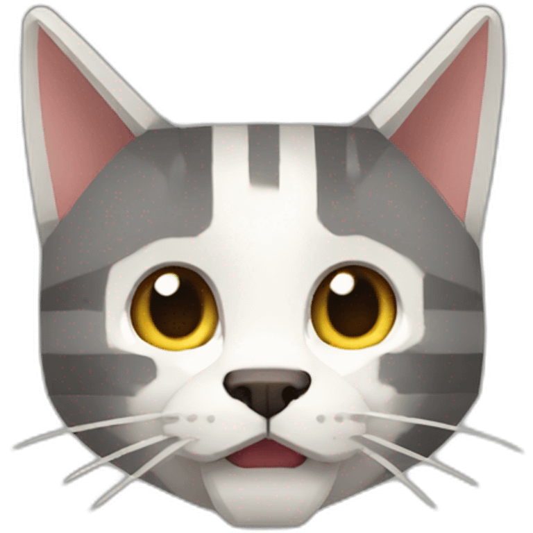 cat in minecraft emoji