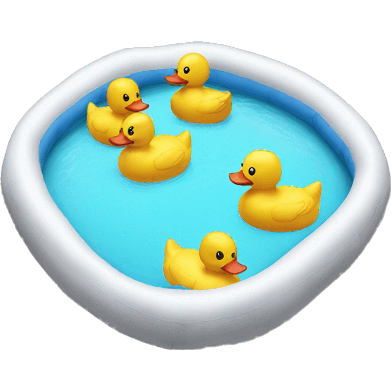 inflatable duck pool emoji