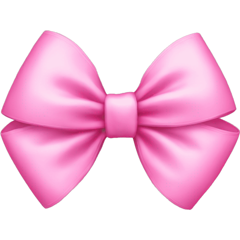 Pink cute bow emoji