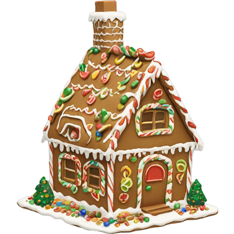 Ginger Bread house ￼ emoji