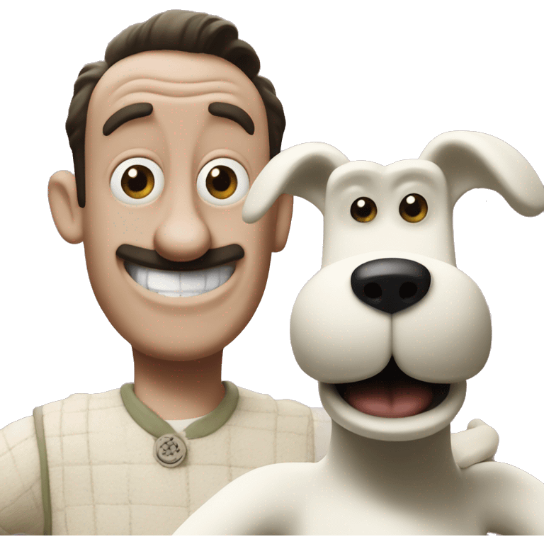 Wallace and gromit  emoji