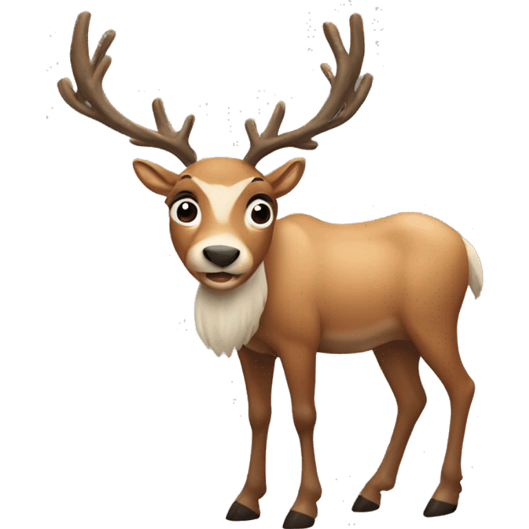 reindeer emoji