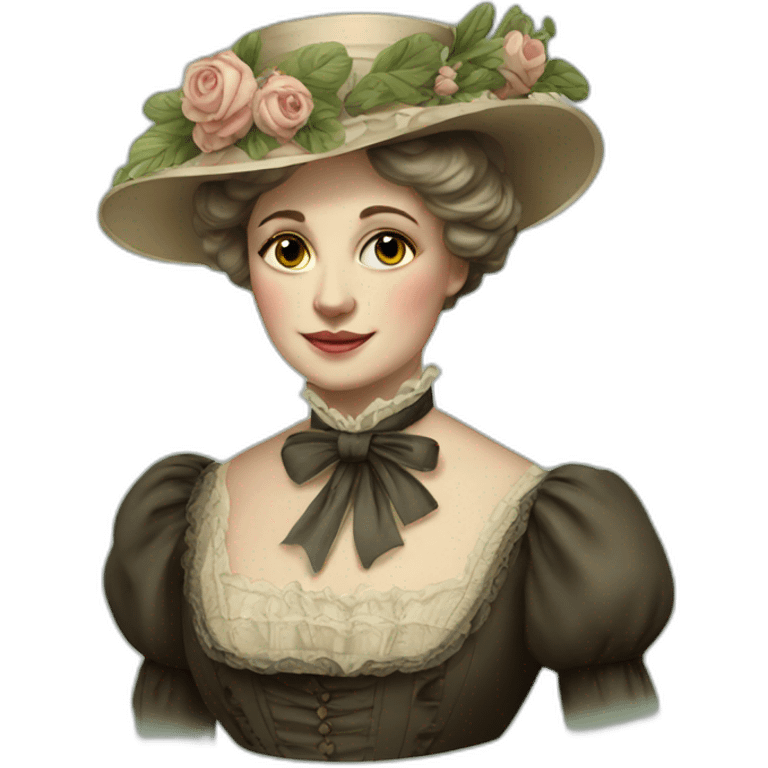 Victorian Lady emoji