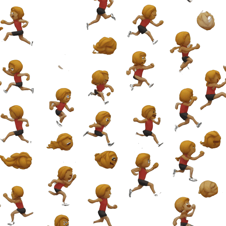 running emoji