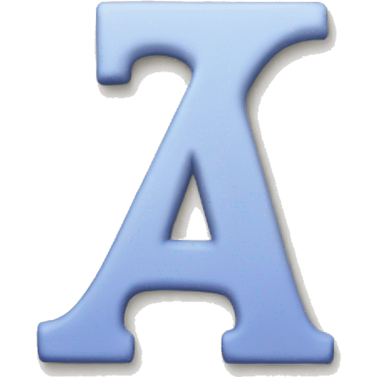 Letter A emoji