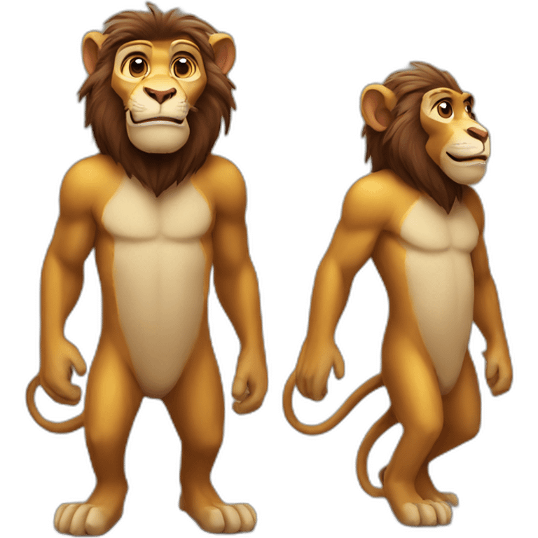 Lion king monkey emoji