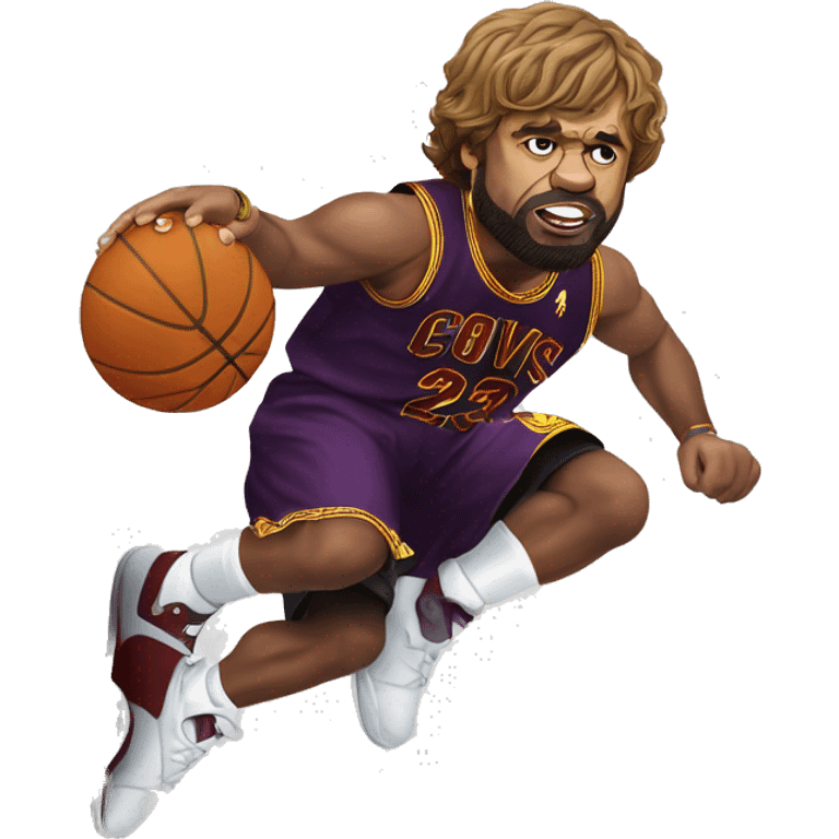 Lord Tyrion dunking on lebron James emoji