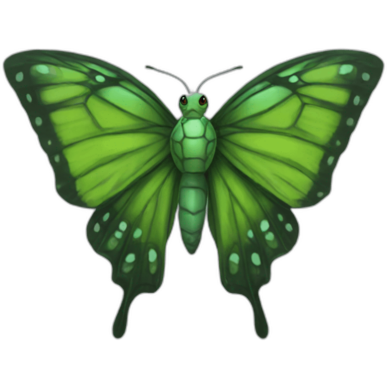 turtle butterfly emoji